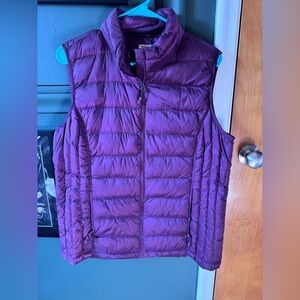 Dark Purple Puffer Vest